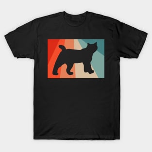 Vintage Lynx Retro Design Cat Western Europe T-Shirt